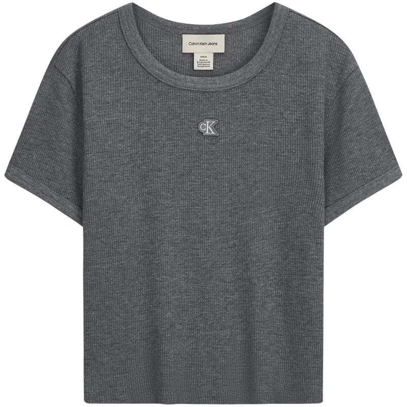 Женская футболка с круглым вырезом Calvin Klein, Hero Gray