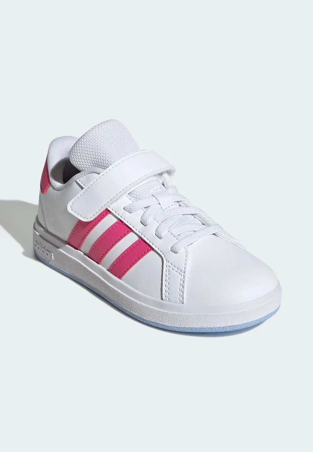 Deporte grand court 2.0 - теннисные кроссовки для грунтовых кортов Adidas Sportswear, Cloud White/Pulse Magenta/Glow Blue — фото 2