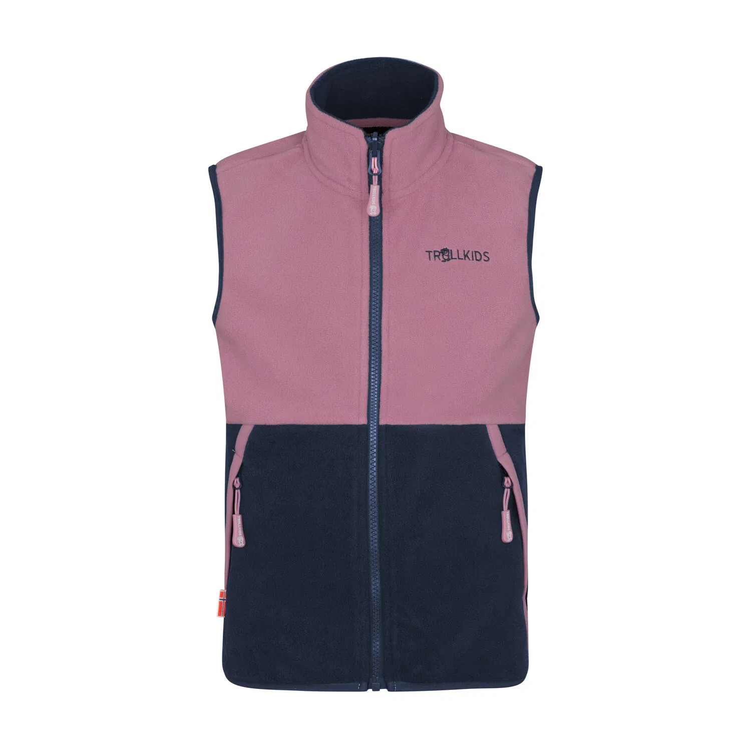 Детский жилет из флиса Kjerag Vest Trollkids, Malvenfarben Navyblau