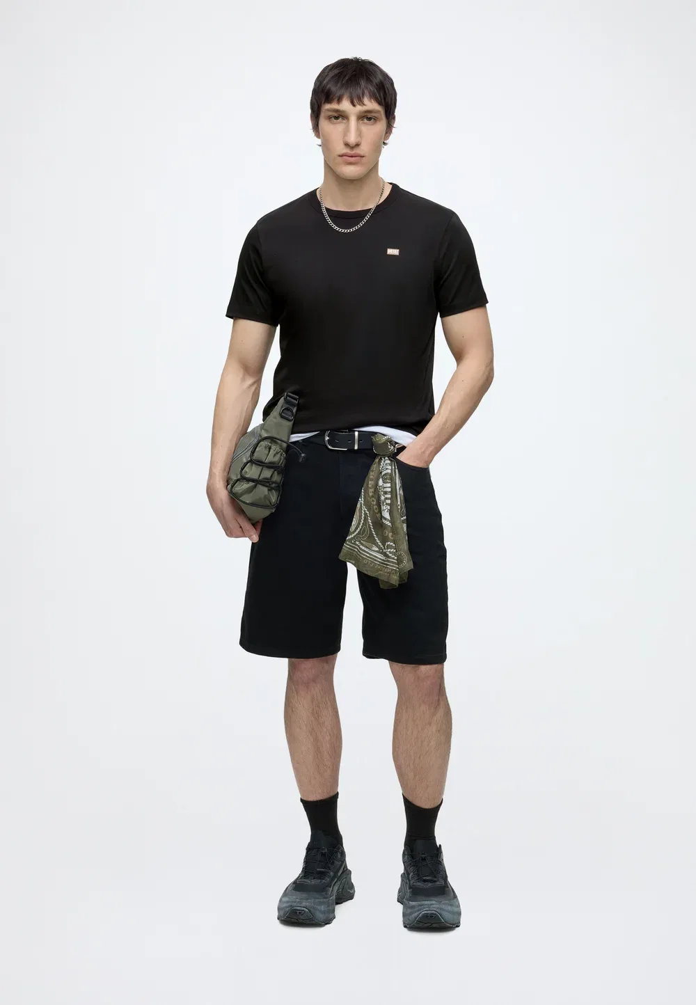 Miegor - базовая футболка Diesel, Black — фото 2