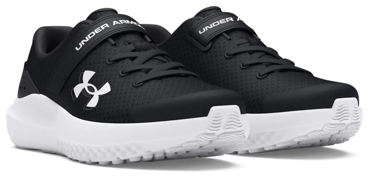Кроссовки для мальчиков Surge 4 Under Armour, цвет Black/White/Anthracite — фото 3