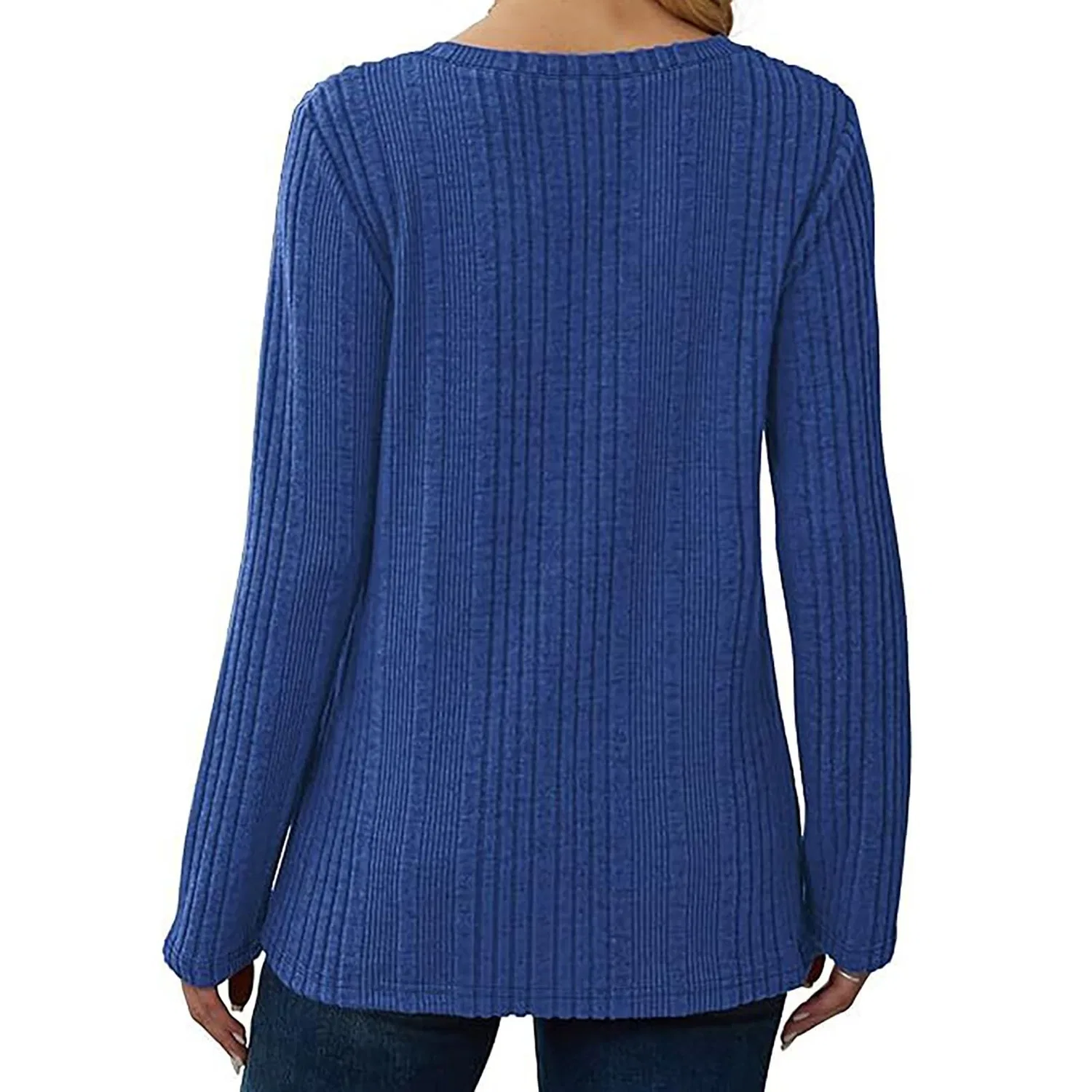 Женский свитер с v-образным вырезом Kindness Sweater, Bu2 — фото 2