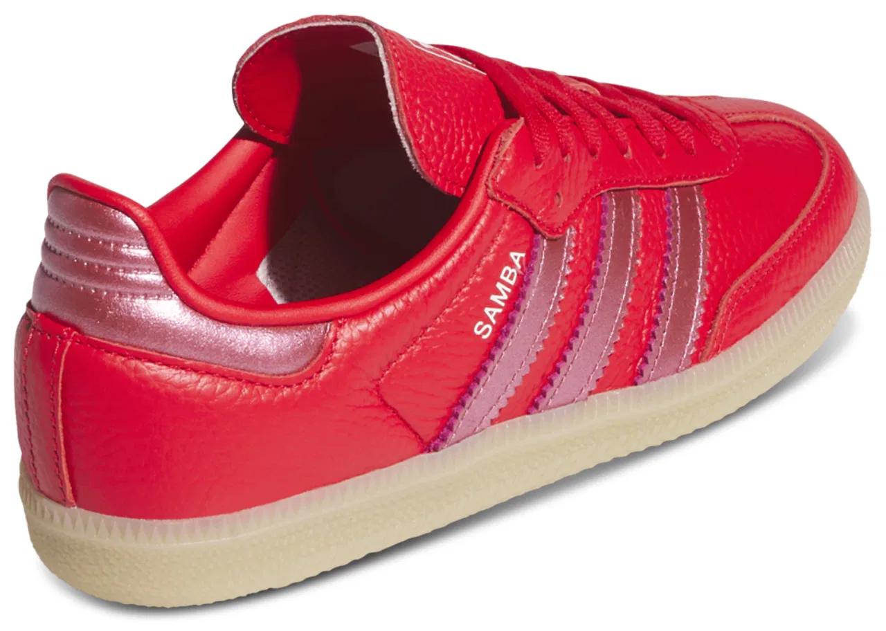 Кроссовки для девочек Samba OG Adidas, цвет Collegiate Red/Purple — фото 3