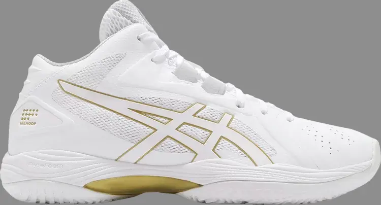 

Кроссовки gelhoop v13 'white gold' Asics, белый