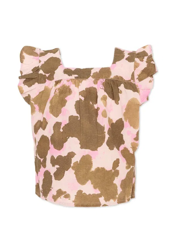 Топ с принтом Top - blouse, Scotch & Soda, multi-coloured, мультиколор