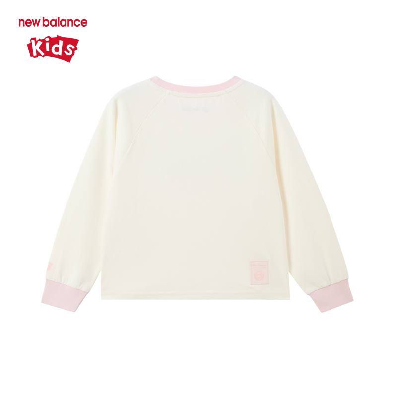 Футболка для детей 3-7 лет New Balance, слоновая кость — фото 3