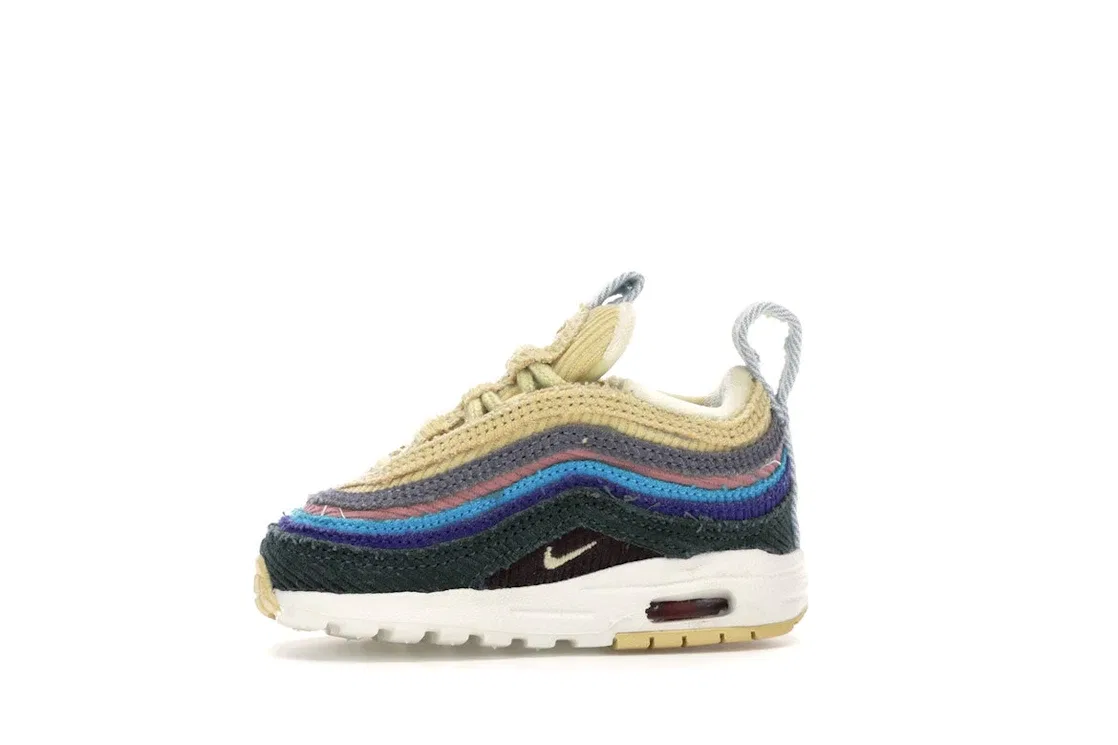 Детские кроссовки Lifestyle Nike Air Max 1/97, Light Blue Fury/Lemon Wash — фото 3