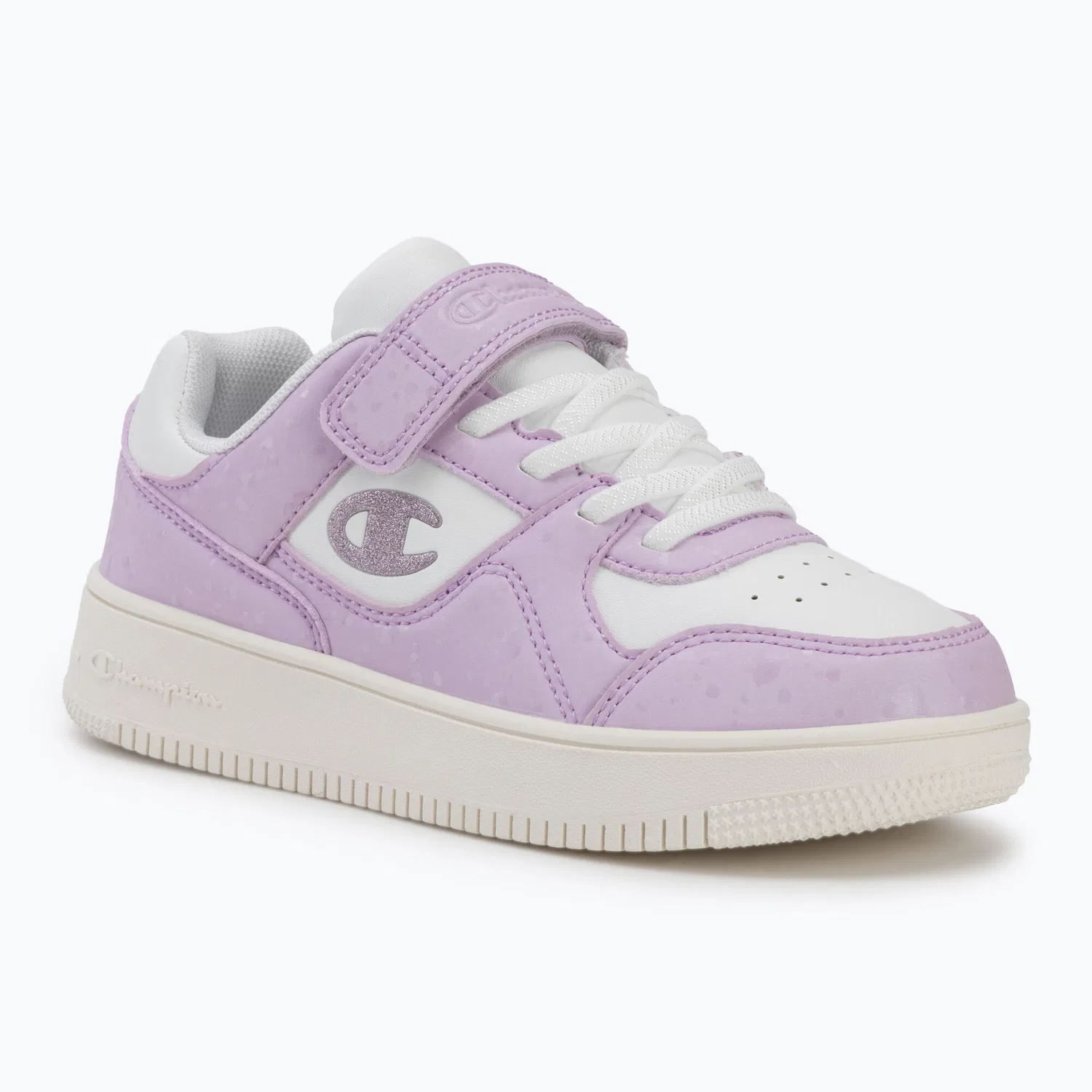 Детские кроссовки с липучкой Champion RD18 BUBBLE G PS Low Cut, Цвет WEISS