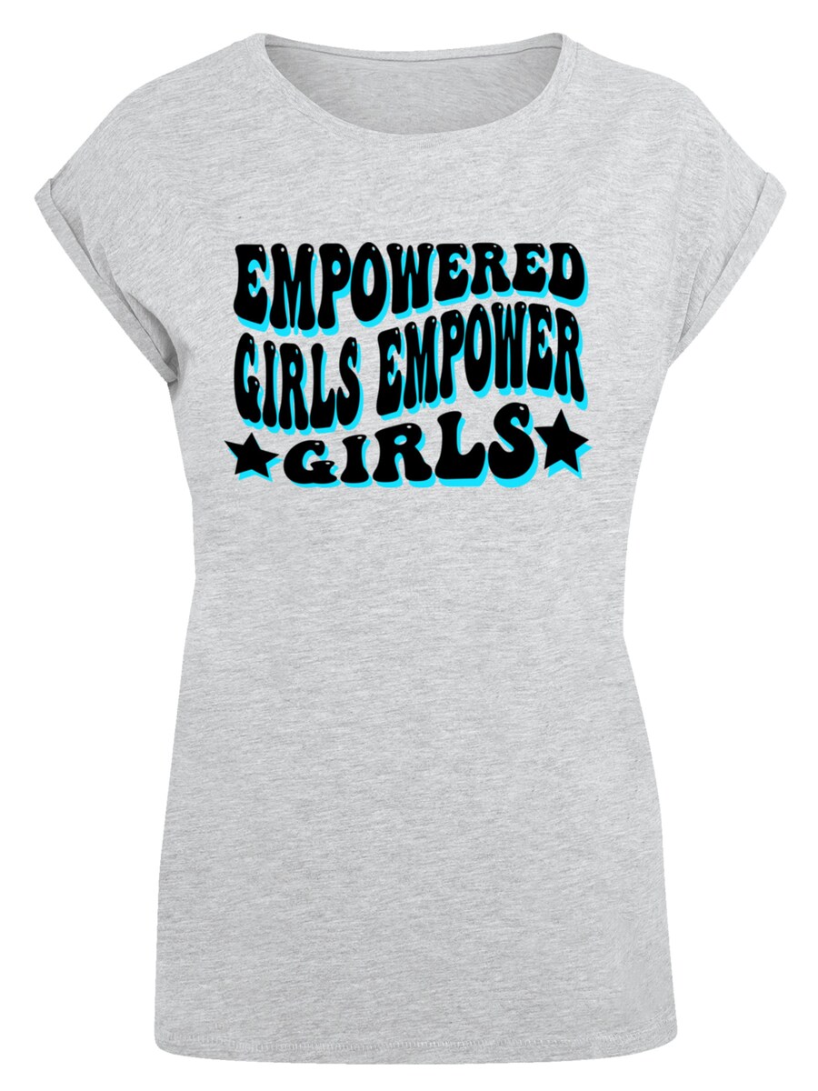 

Рубашка F4NT4STIC Internationaler Frauentag Empowered Girls Power, светло-серый