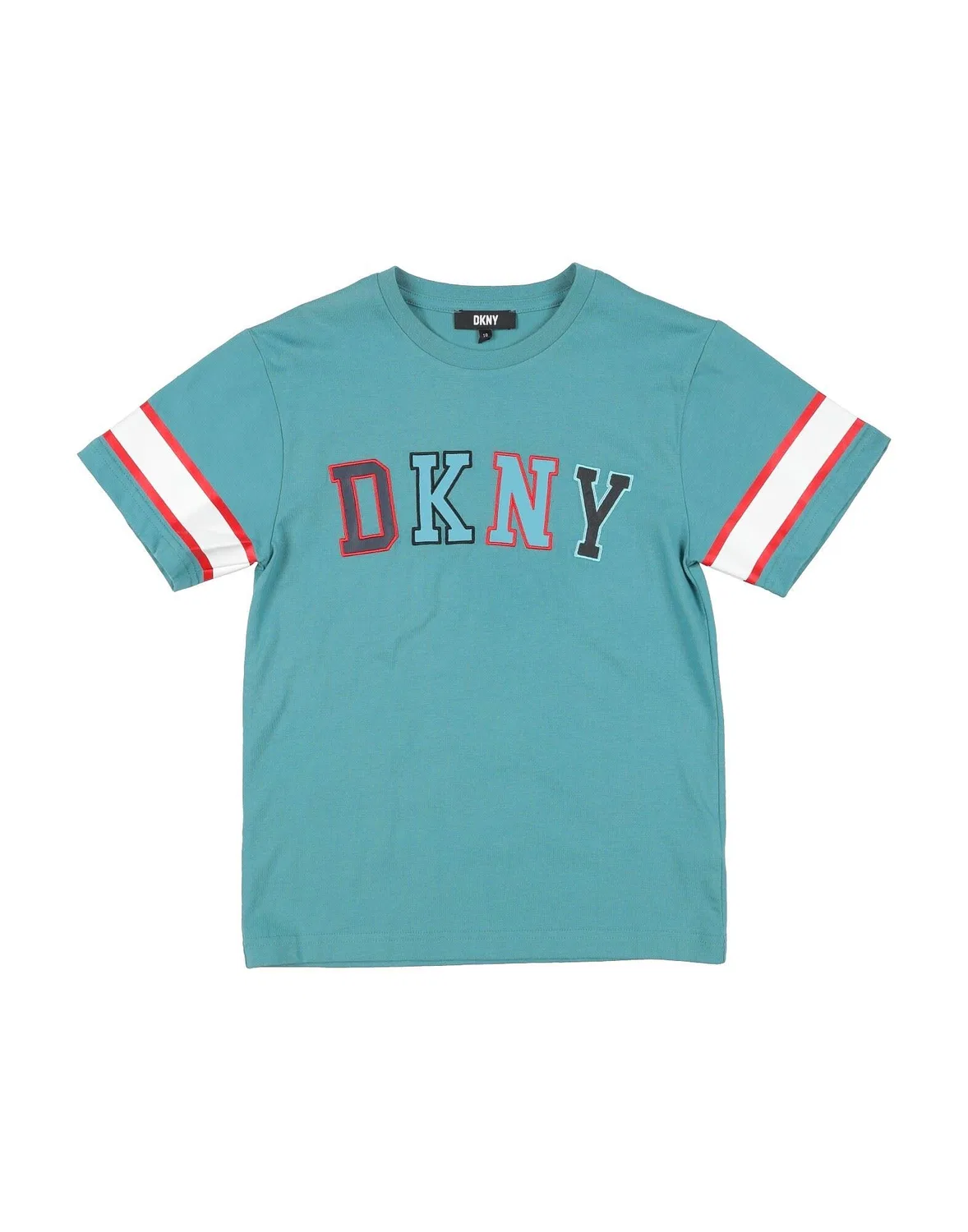 Детская футболка для мальчиков с аппликацией Donna Karan, Deep Teal