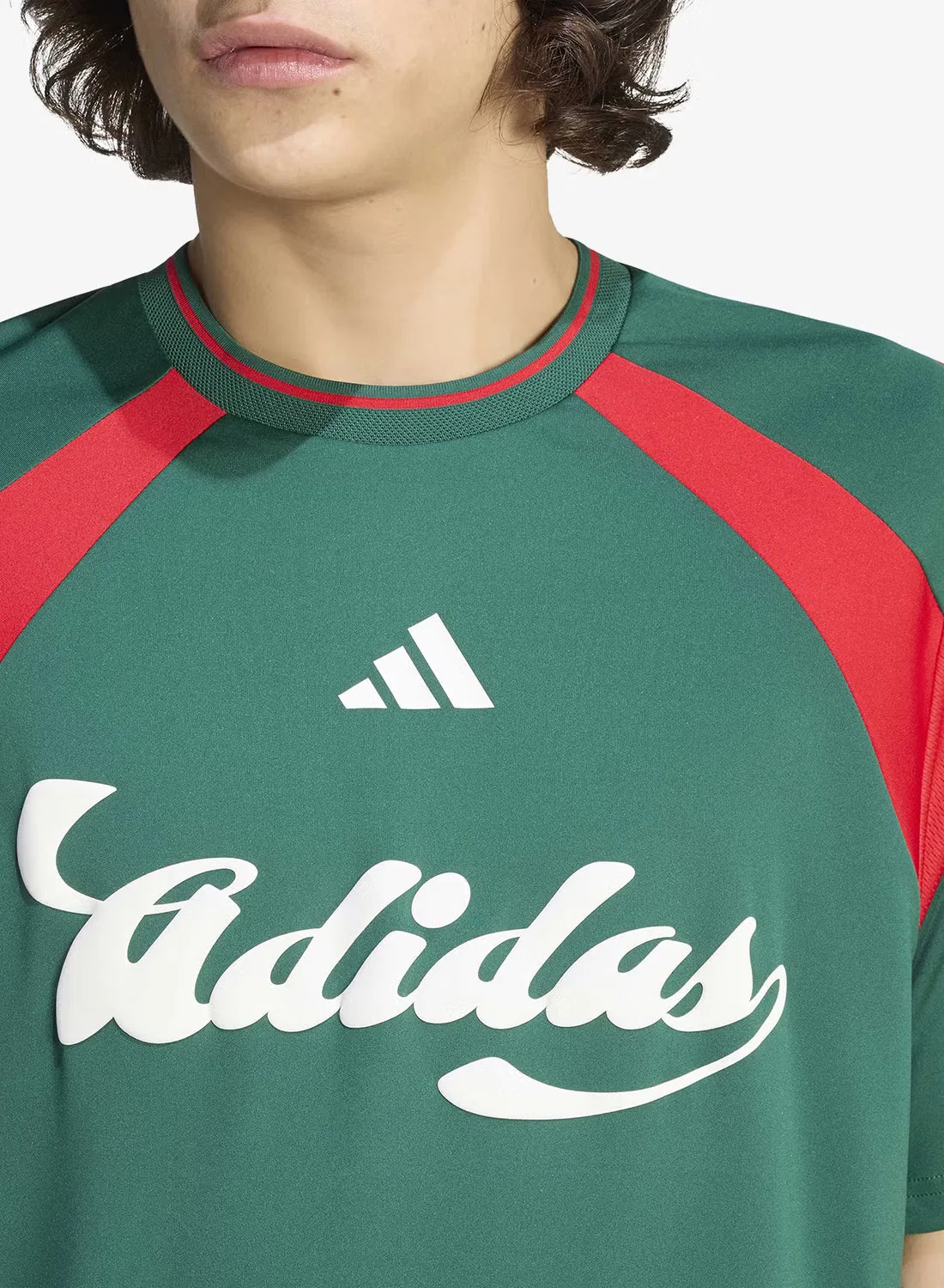 Футболка с принтом House of Tiro Nations Pack Adidas, темно-зеленый — фото 3
