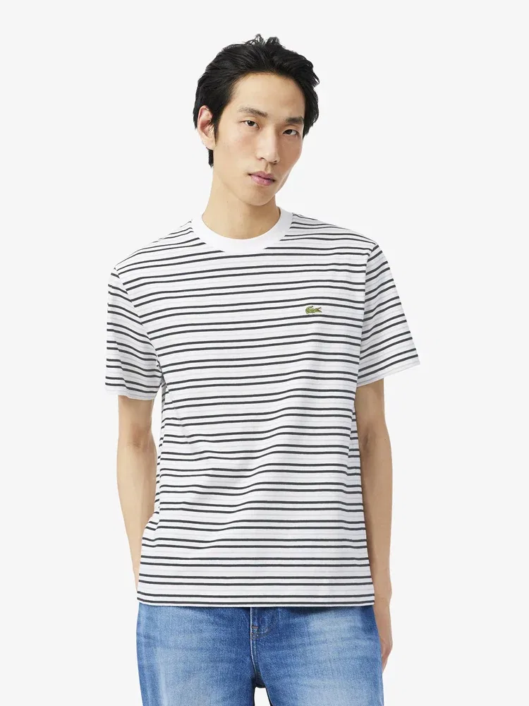 Футболка с полосками LACOSTE TH0874, White