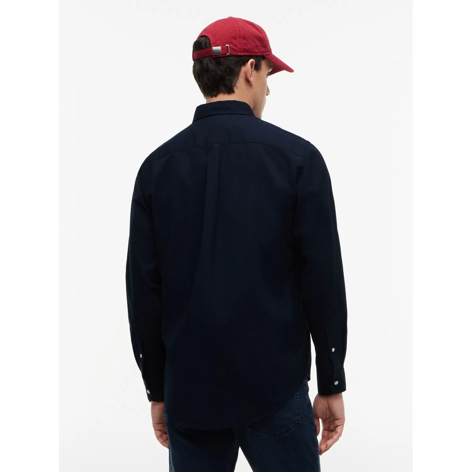 Мужская классическая рубашка с длинным рукавом Regular Fit Tommy Hilfiger, Desert Sky — фото 3
