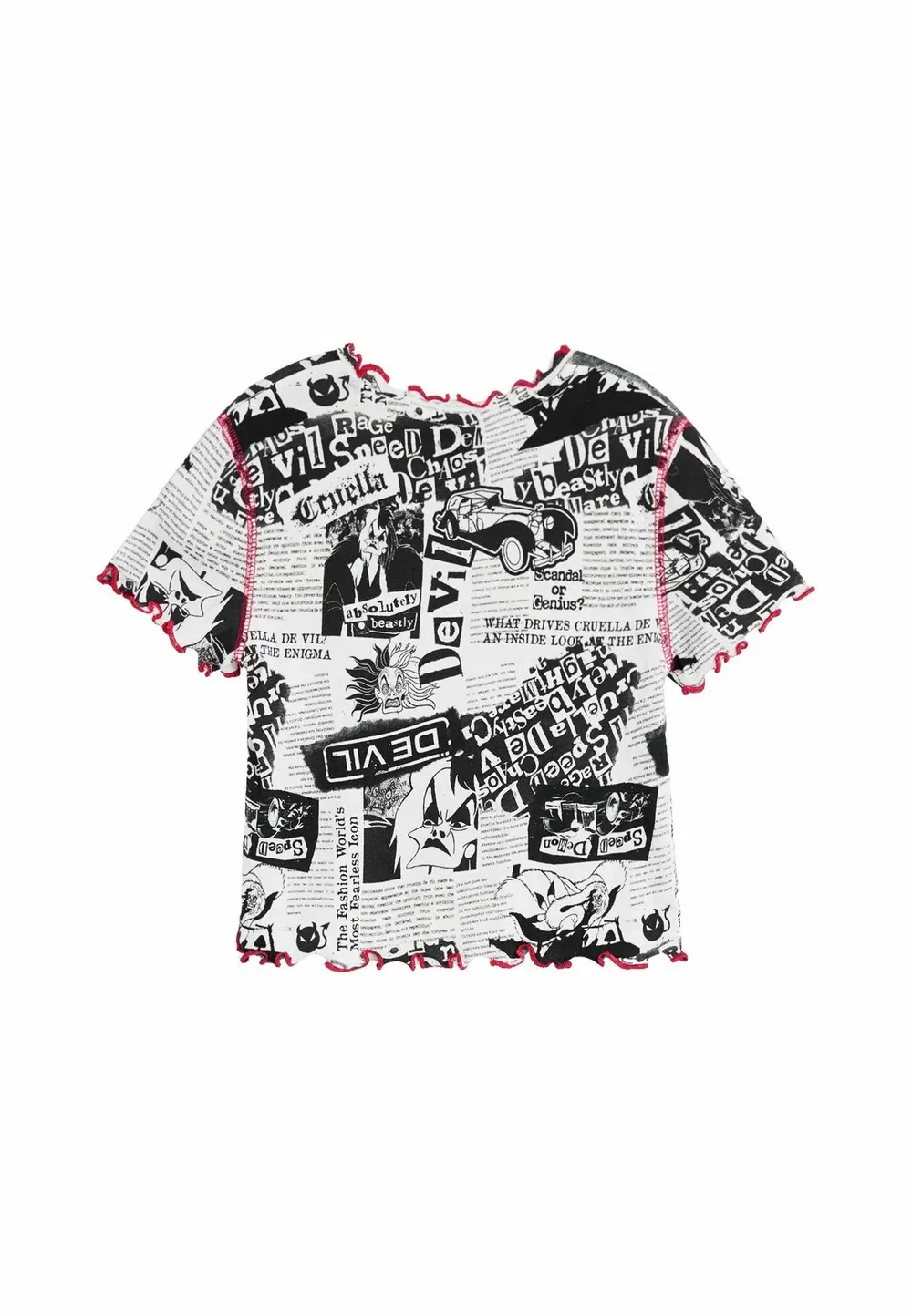 Футболка с изображением Круэллы из Диснея - футболка с принтом Desigual, Black — фото 2