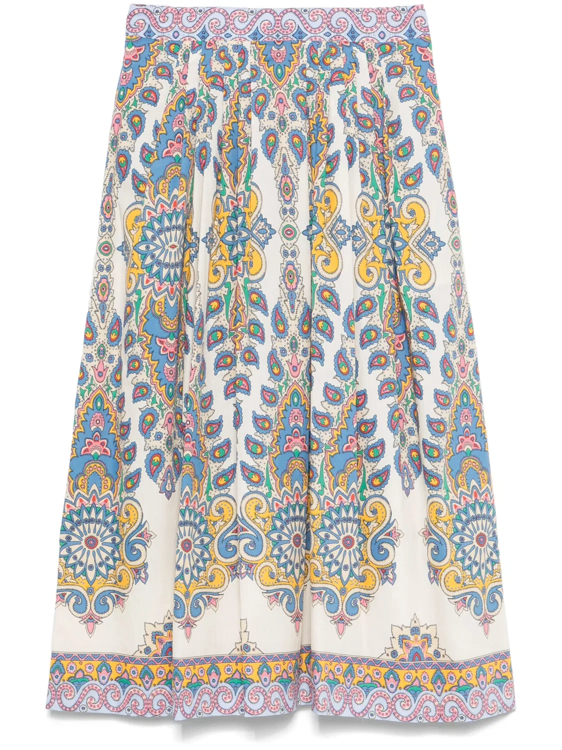 Миди-юбка в стиле пейсли ETRO, нейтральный