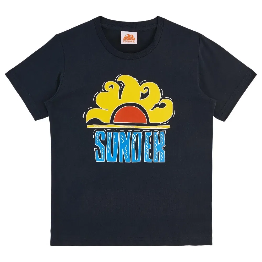 Футболка с коротким рукавом Logo Sundek, синий