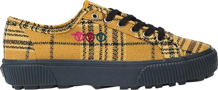 

Кеды Vans Alex Knost x Lee-Ann Curren x Delridge SF Yellow Plaid, желтый