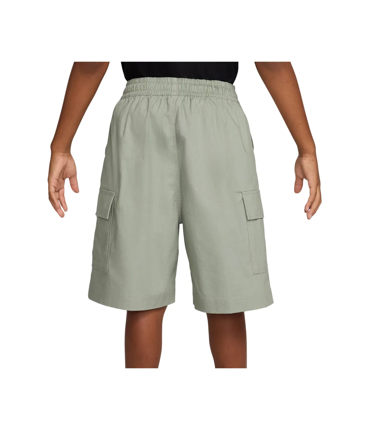 Тканые шорты-карго от Sportswear Club (для маленьких и больших детей) Nike Kids, Spruce Fog/White — фото 3