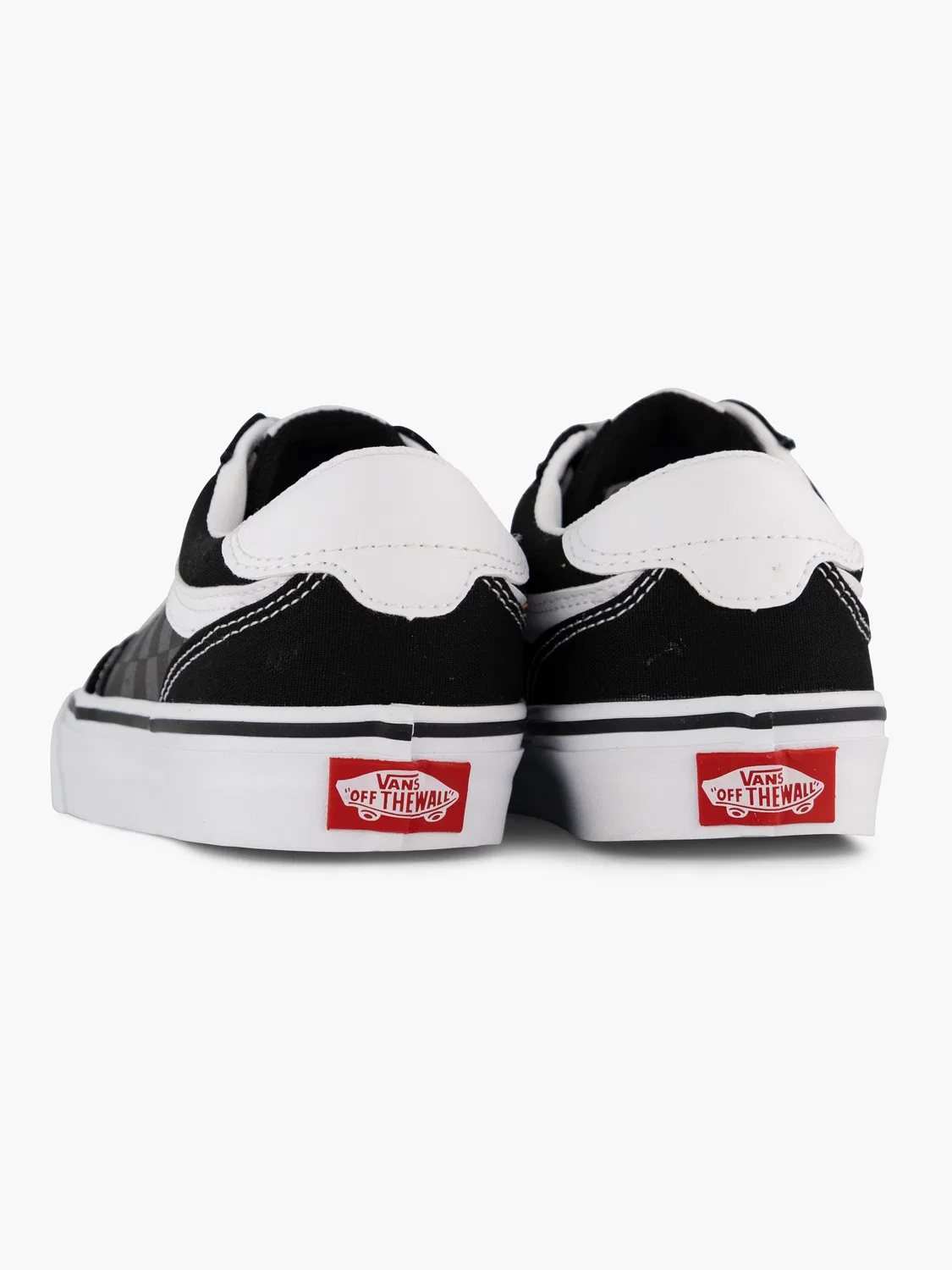 Детские кеды на шнуровке Vans, черный — фото 4