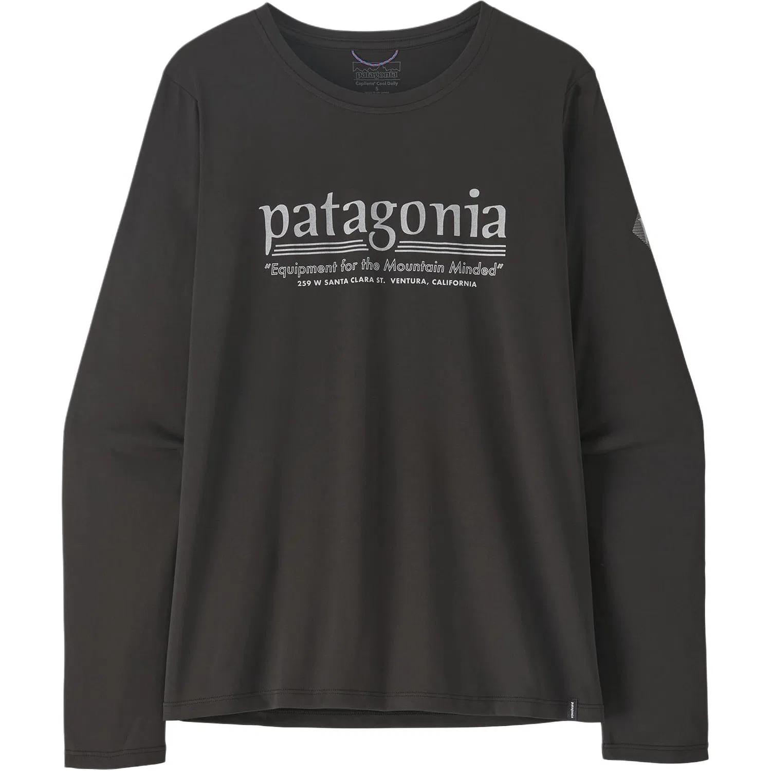 Женская футболка с длинным рукавом Patagonia, Черный