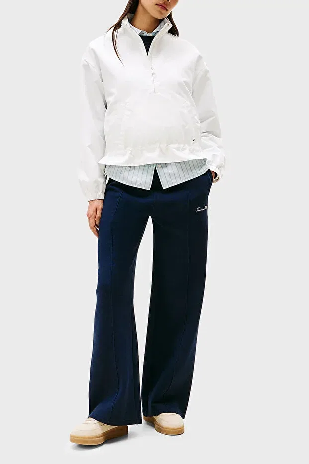 Женские хлопковые брюки Tommy Hilfiger, Navy Blue