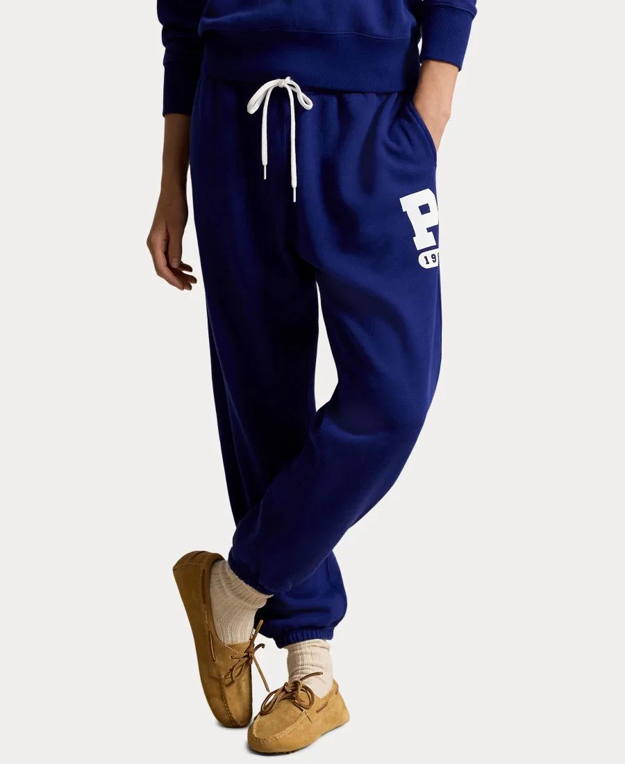 Спортивные брюки женские на поясе с кулиской, модель P 1967 Polo Ralph Lauren, Fall Royal