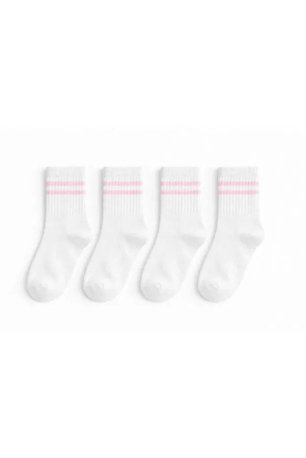 Детские носки для девочек хлопковые набор 2 шт Basics Solde Socks, White