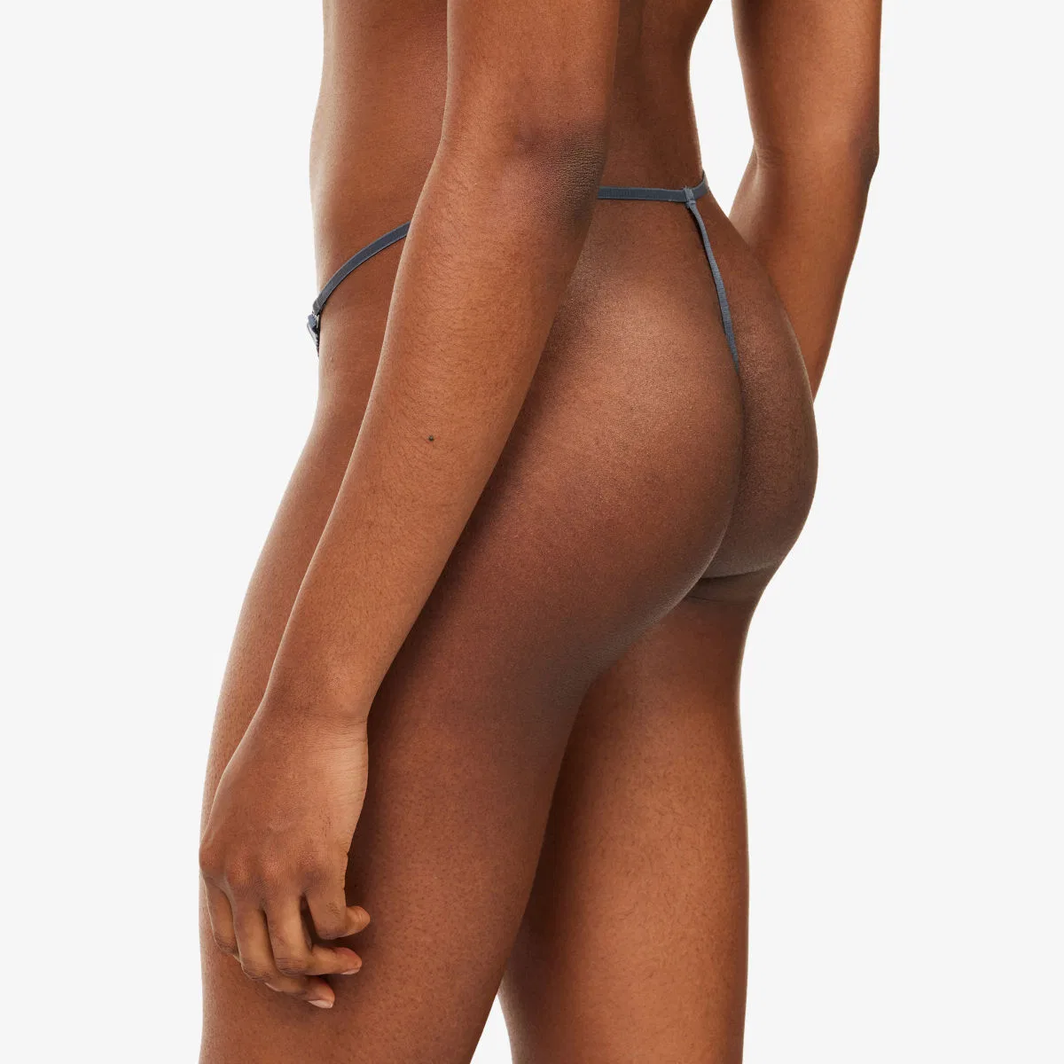 Фирменные атласные стринги Calvin Klein — фото 4