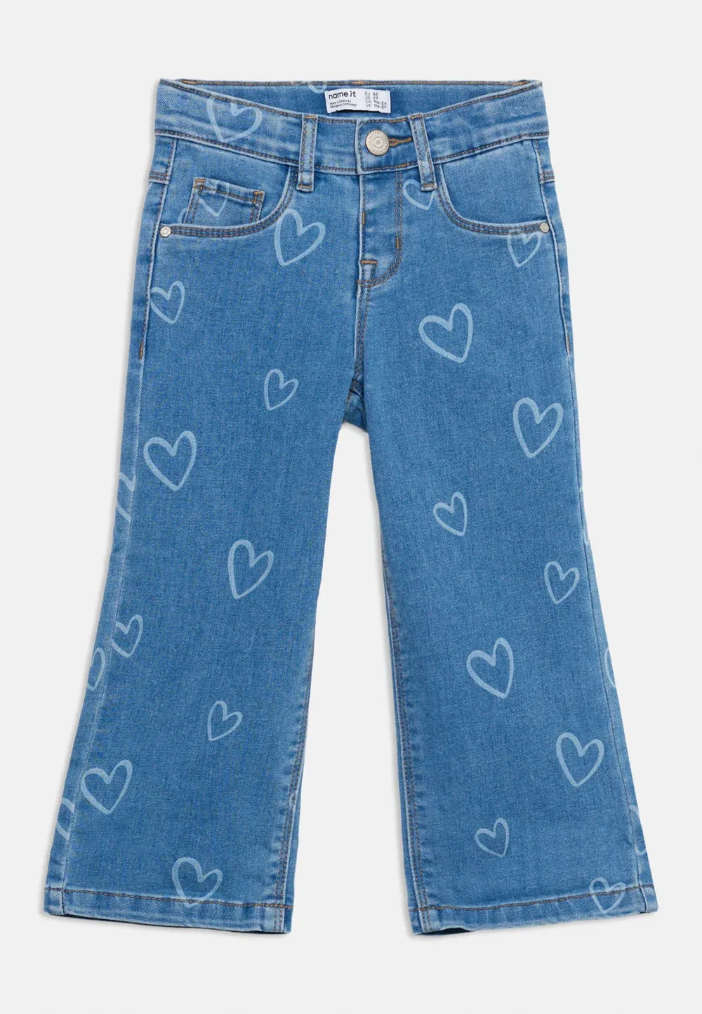 Nmfrose - джинсы свободного кроя Name It, Medium Blue Denim — фото 3
