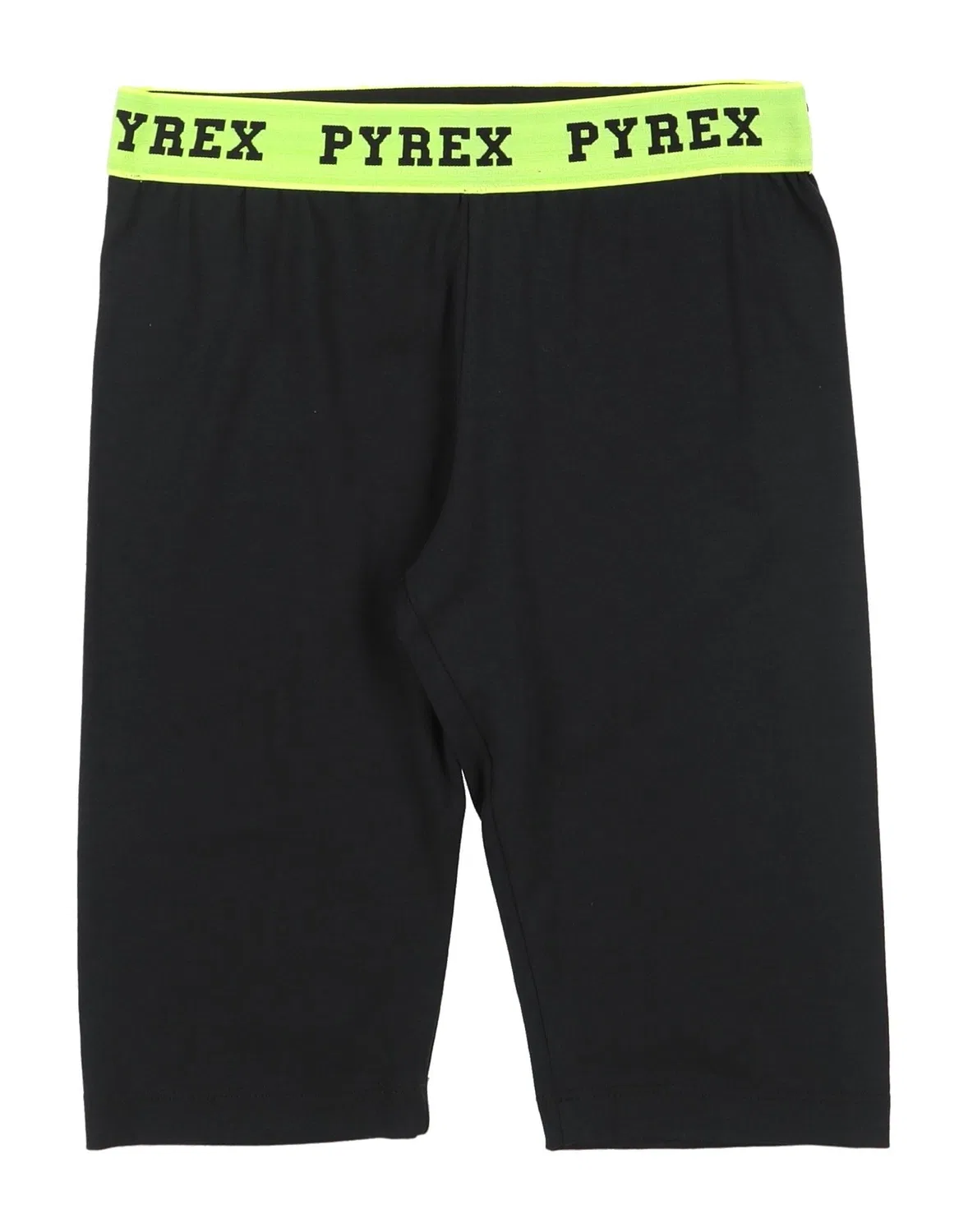 Детские шорты для девочек неоновые с логотипом бренда Pyrex, черный