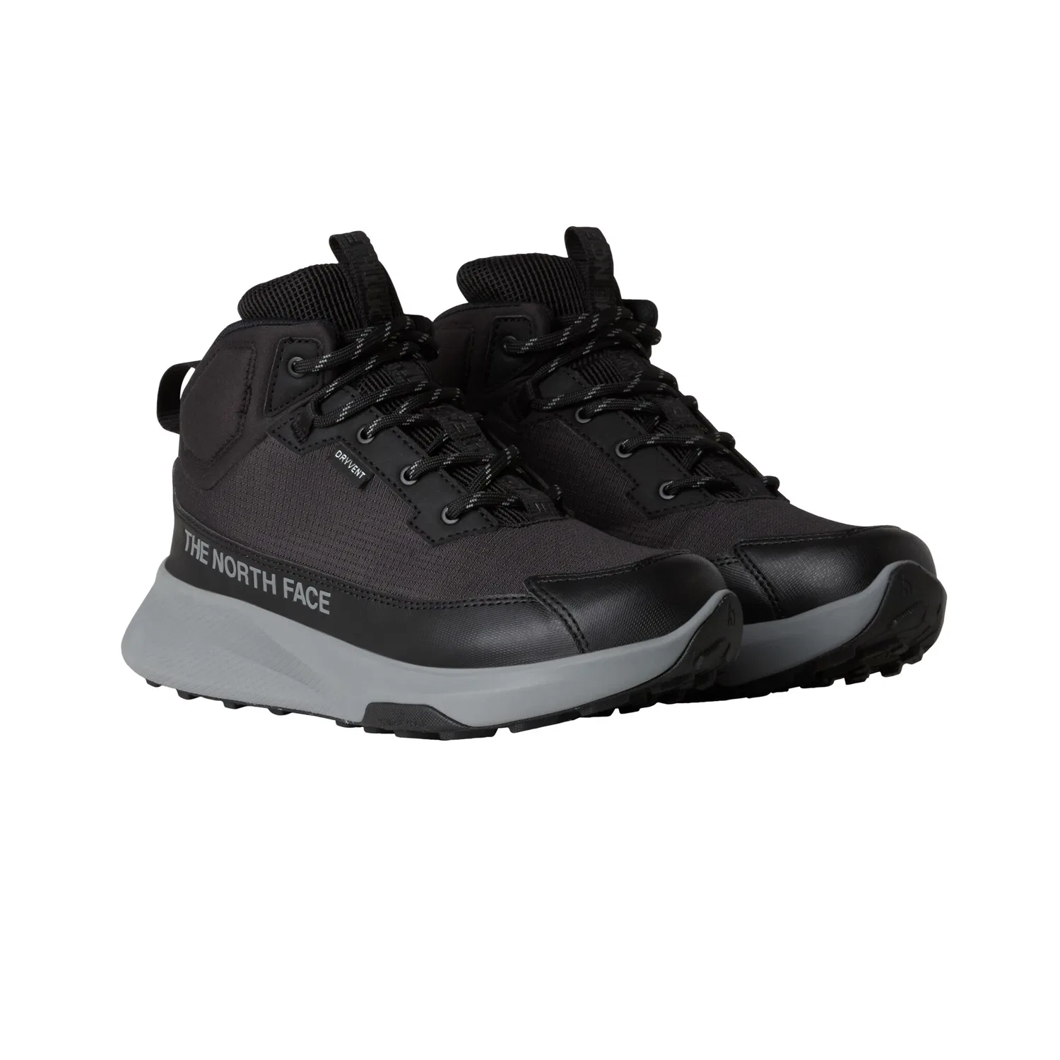 Детские походные ботинки с низким берцем The North Face, Black/Concrete
