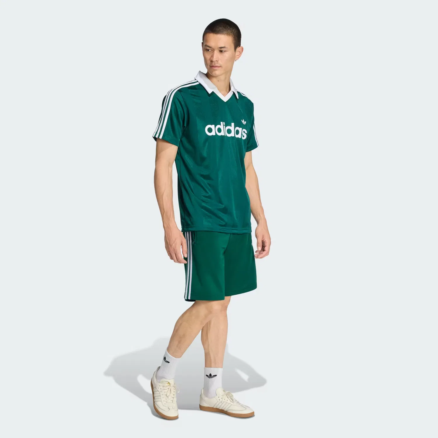 Мужские шорты с кулиской Firebird Adidas Originals, темно-зеленый — фото 4