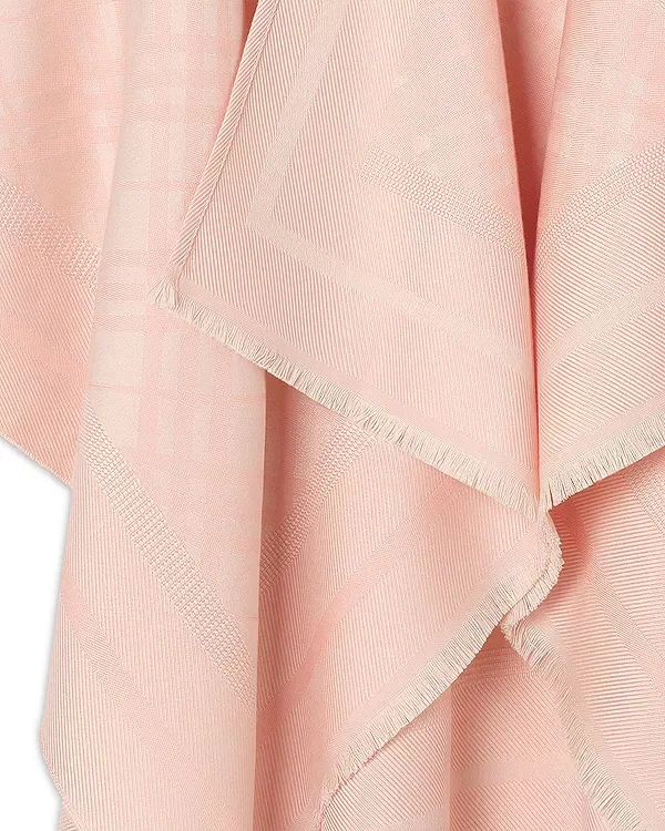 Женская накидка из шерсти и кашемира Burberry, Compact Pink — фото 2