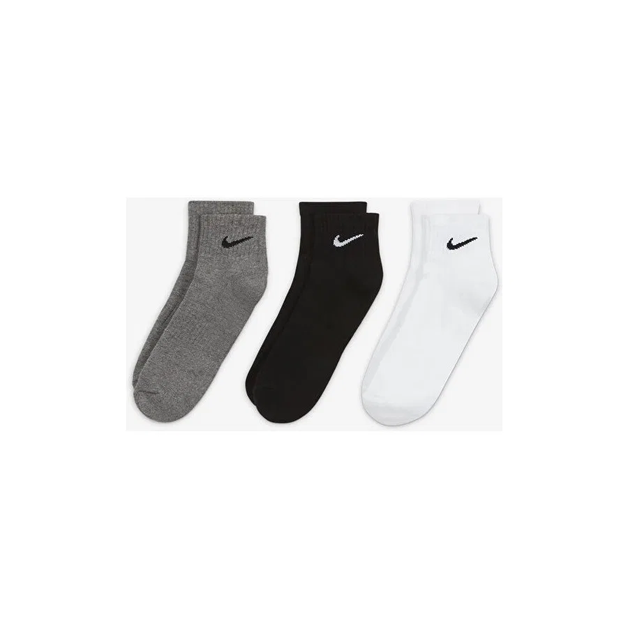 Носки спортивные Nike Everyday Cush Ankle 3pr, Разноцветный — фото 4