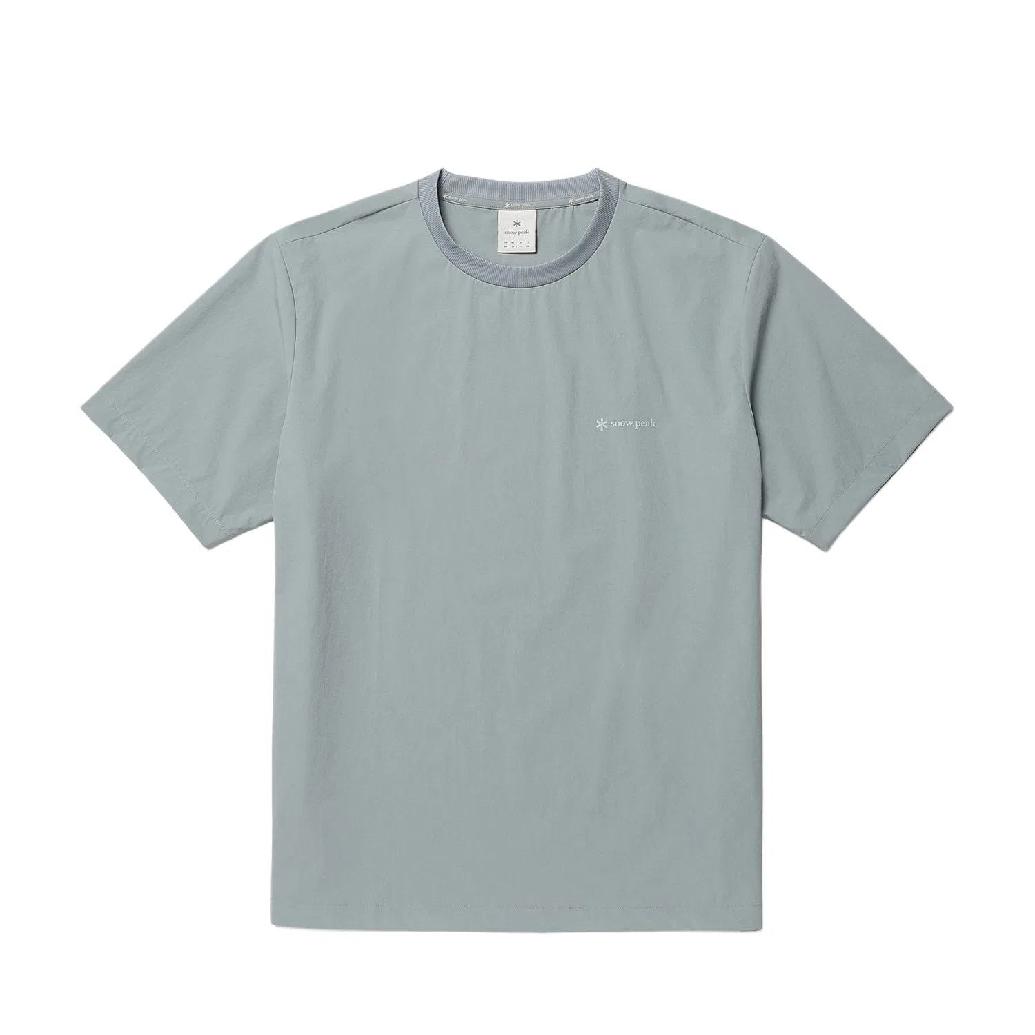 Детская футболка с коротким рукавом Snow Peak, Mint Gray