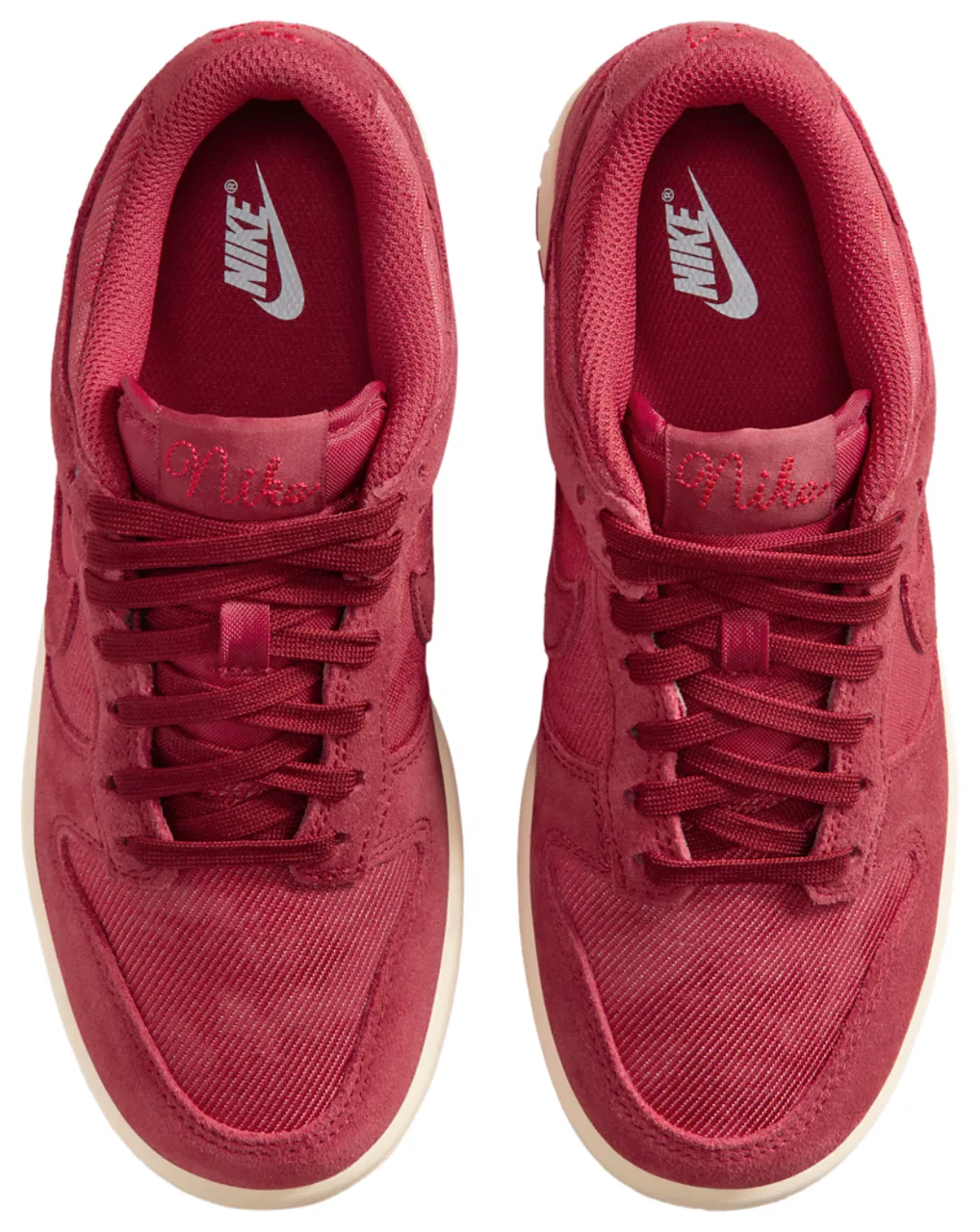 Кроссовки для мальчиков Dunk Low SE 1 Nike, цвет Team Crimson/Team Crimson/Team Crimson — фото 4