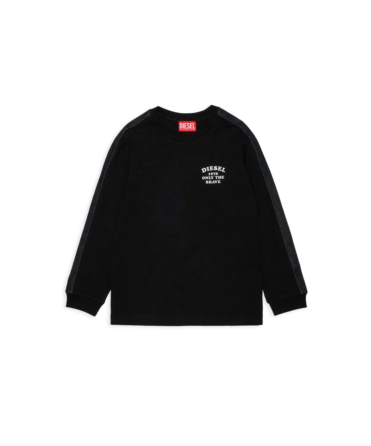 Детская футболка с длинным рукавомTEAN OVER DIESEL, Black