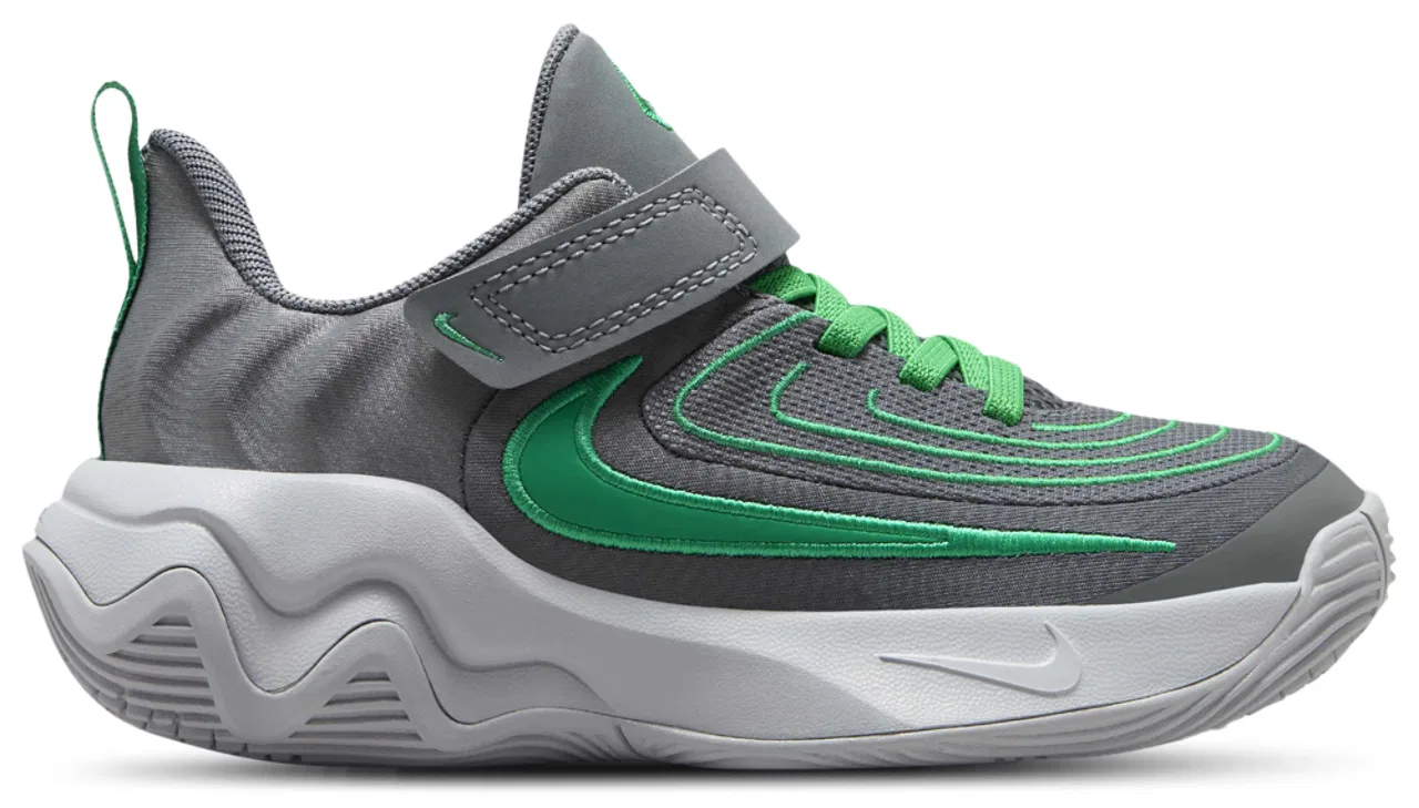 Детские кроссовки Giannis Immortality 4 Nike, цвет Dark Smoke/Stadium Green/Wolf Grey