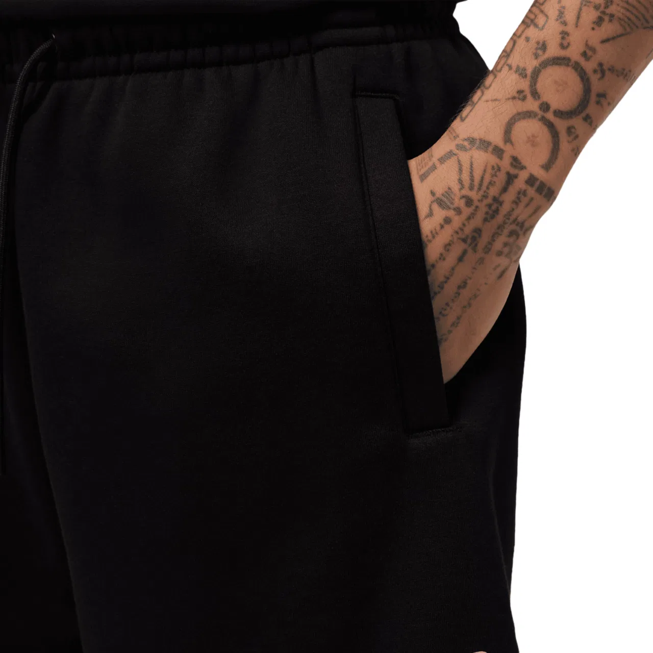 Шорты мужские Stretch Fleece Brooklyn Jordan, цвет Black/Wolf Grey — фото 3