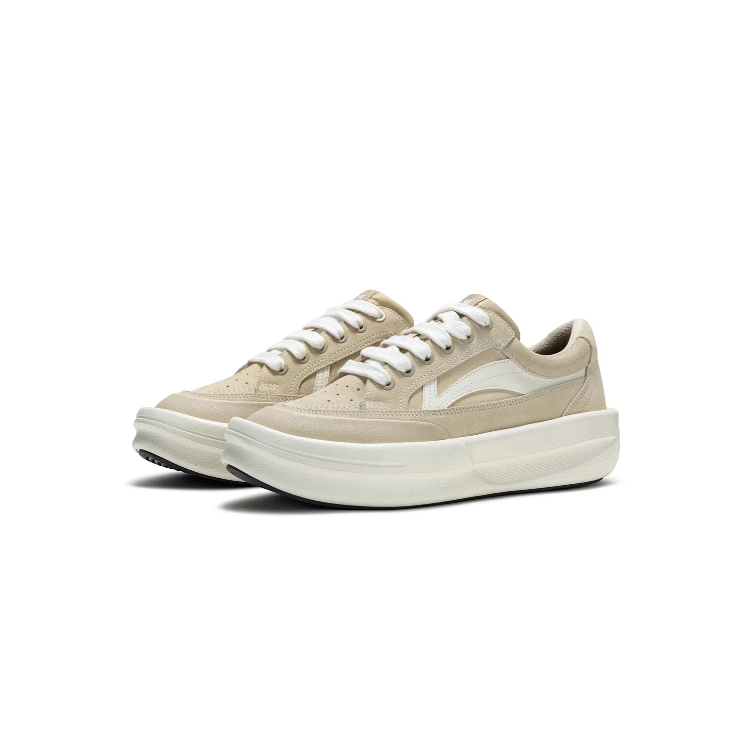 Детские скейтборд-кроссовки Li-Ning с низким верхом Custard Yellow/Ecru, цвет Custard Yellow/Ecru — фото 4