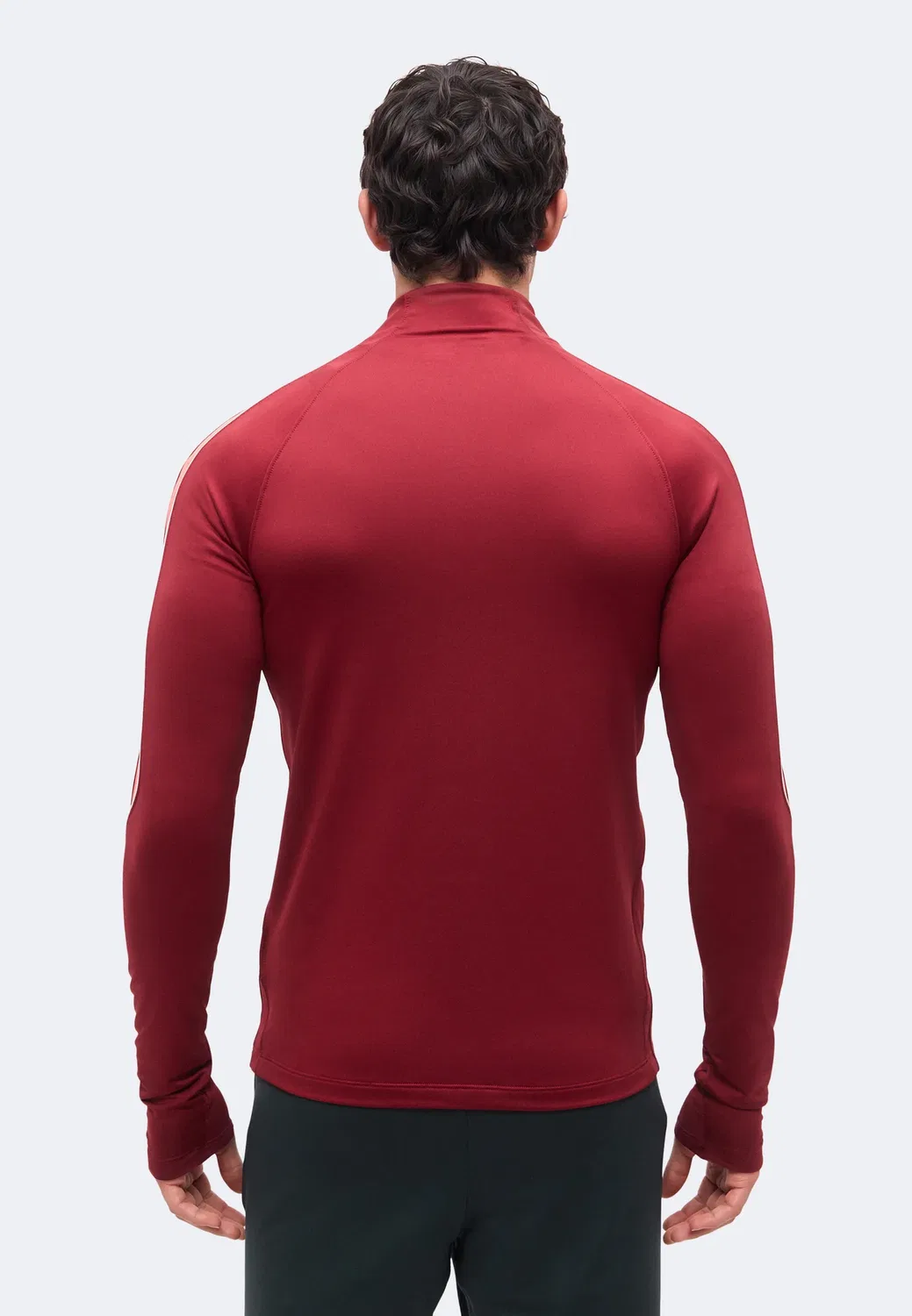 Мужская футбольная тренировочная футболка с длинными рукавами Nike Performance, Team Red/Bright Crimson/White — фото 3