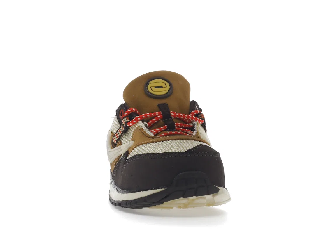 Детские кроссовки Lifestyle с принтом Nike Air Max 1 Travis Scott Cactus Jack, Baroque Brown/Lemon Drop/Wheat/Chile Red — фото 2