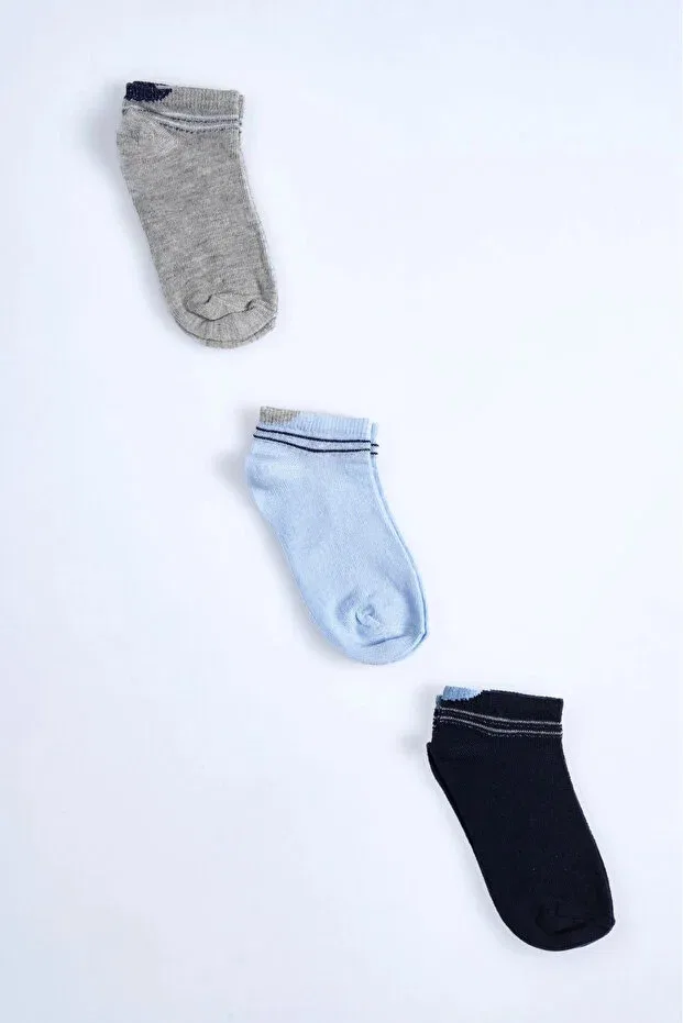 Детские пинетки-носочки для мальчиков хлопковые с принтом Cocole Socks, Multicolor