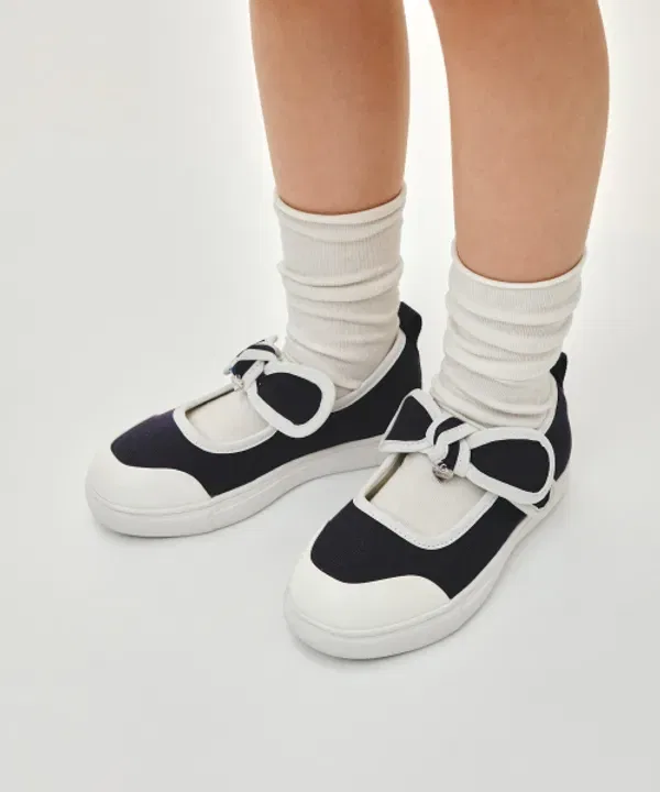 Кеды Mary Jane с лентой, Marithé Kids, Navy