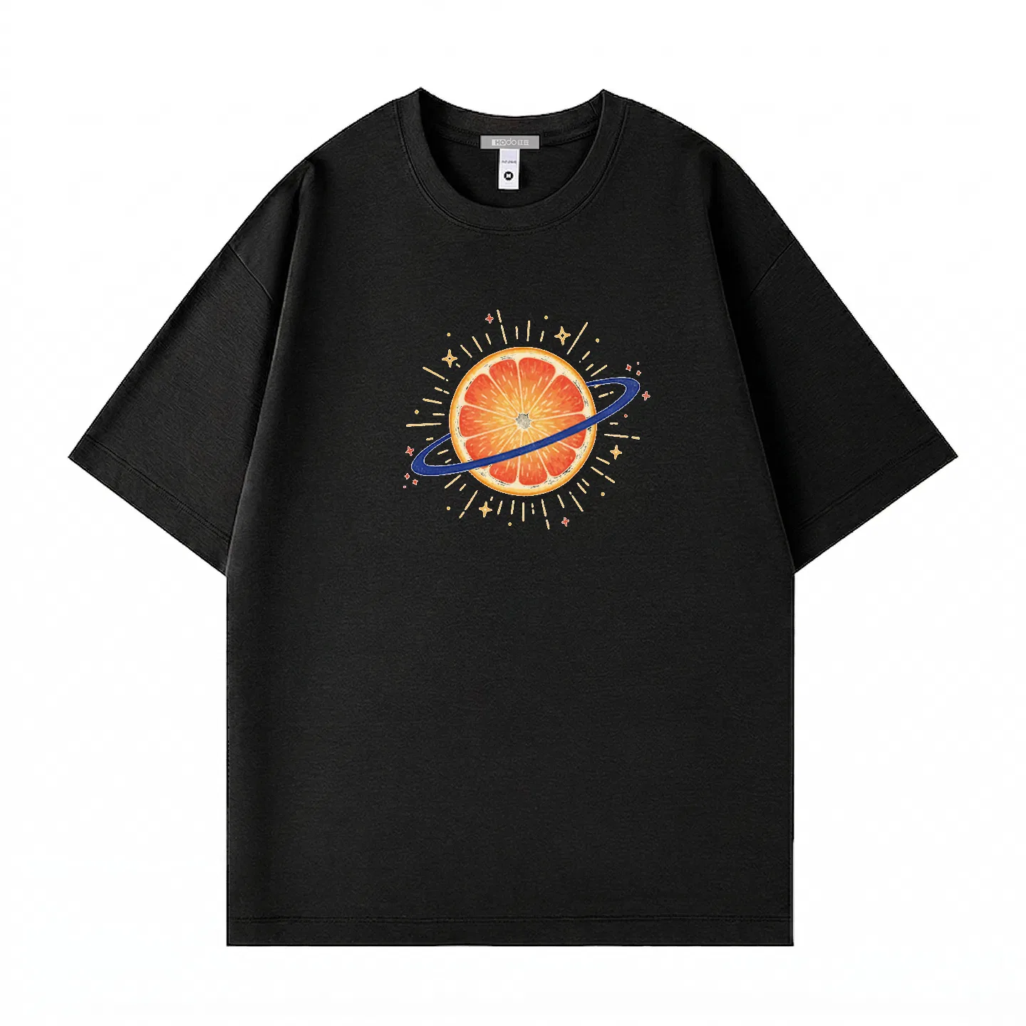 Детская футболка с принтом Red bean Red bean cartoon print, Red Bean, Black