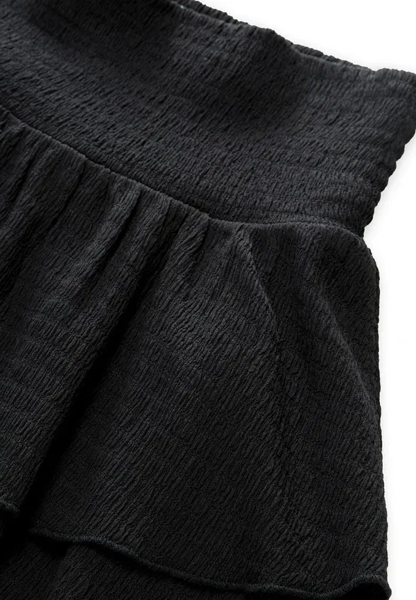 Юбка волнистая Volant skirt Tom Tailor, coal grey, серый — фото 3
