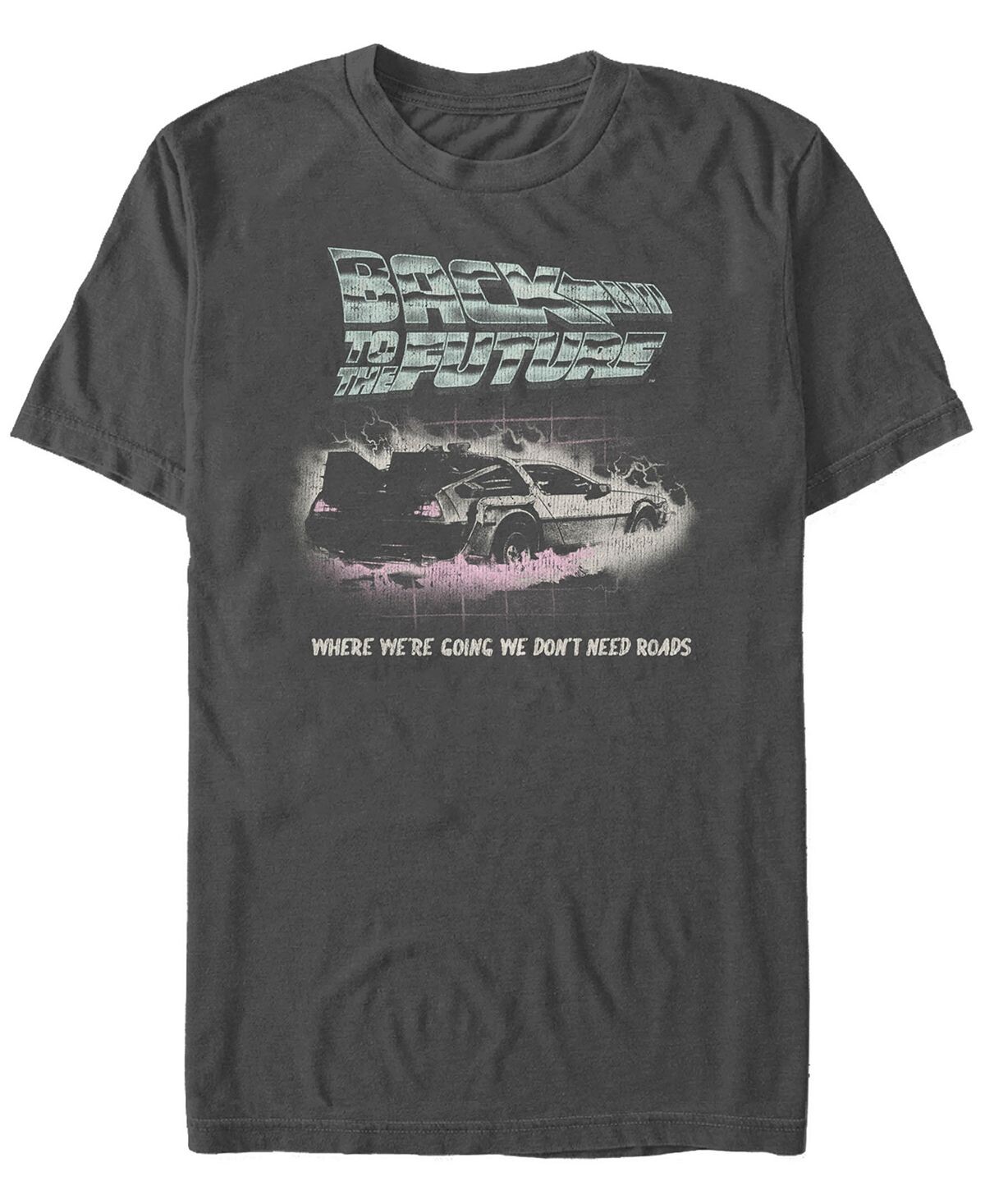 

Мужская футболка с коротким рукавом delorean we don't need roads из франшизы «назад в будущее» Fifth Sun, мульти, Серый, Мужская футболка с коротким рукавом delorean we don't need roads из франшизы «назад в будущее» Fifth Sun, мульти