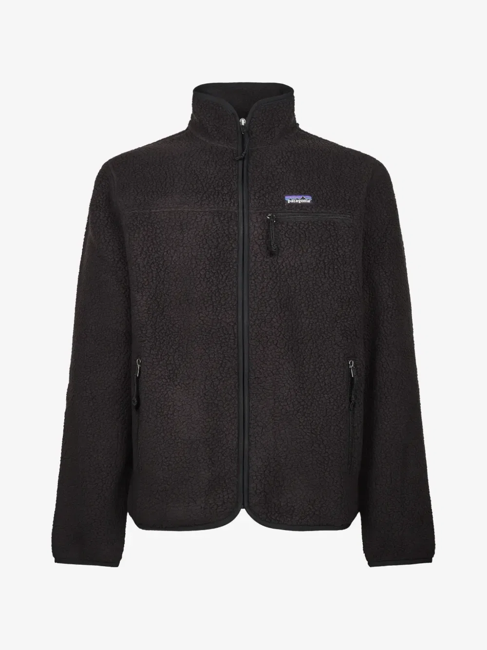 Куртка с молнией Retro Pile Patagonia, черный