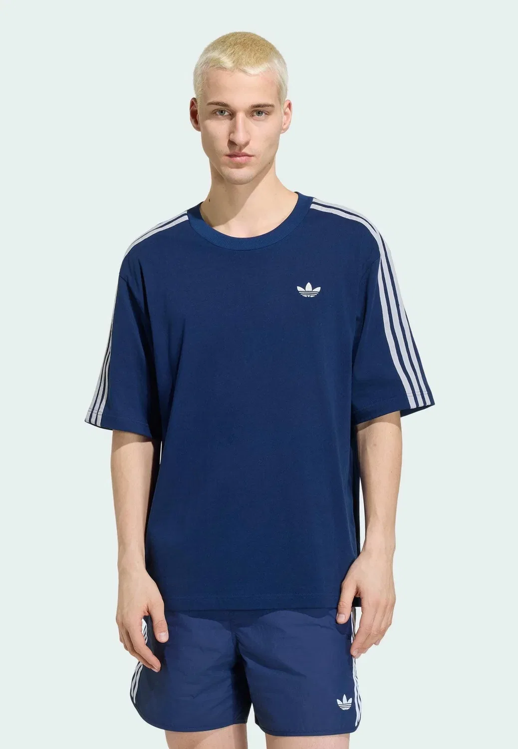 Футболка 3S - футболка с принтом Adidas Originals, Night Indigo