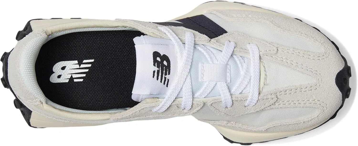 Детские кроссовки для девочек 327 New Balance, Silver Birch/Black — фото 2